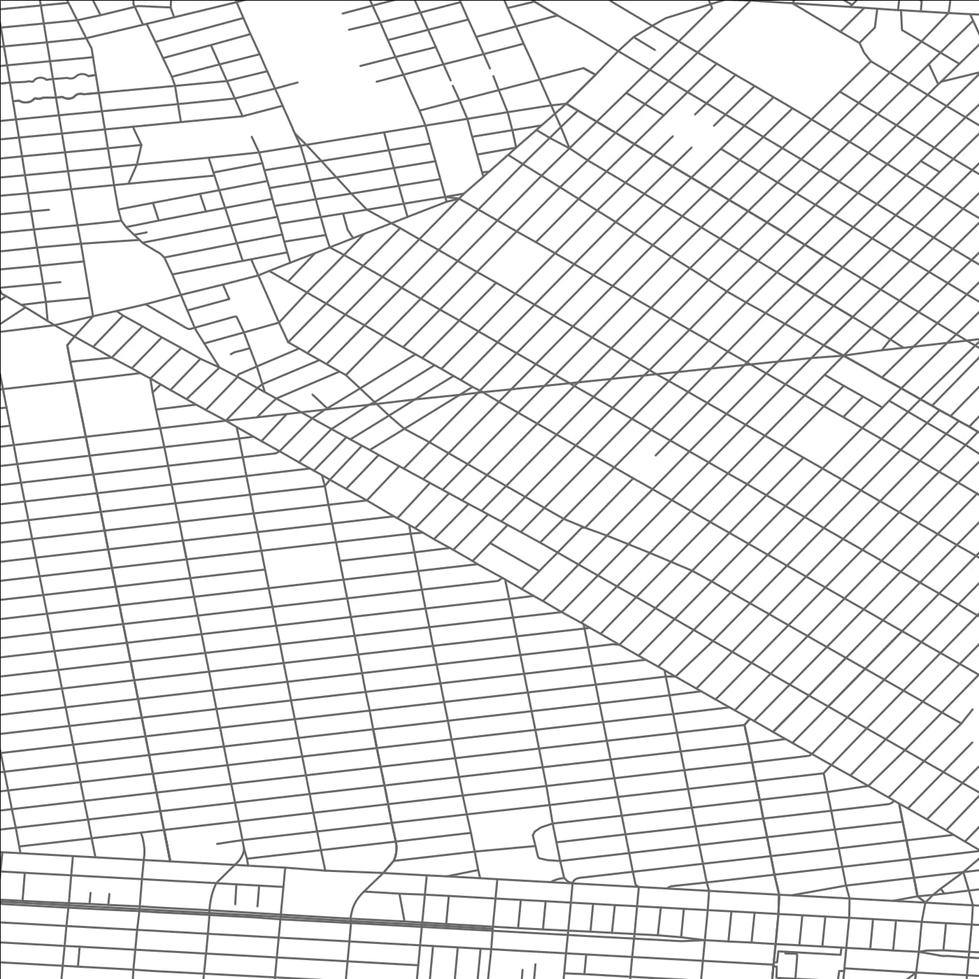 ROAD MAP OF NEW YORK CITY BY MAPBAKES