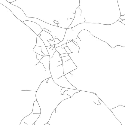 ROAD MAP OF NORTH CREEK, NEW YORK BY MAPBAKES