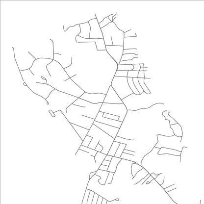 ROAD MAP OF NORTH HAVEN, NEW YORK BY MAPBAKES