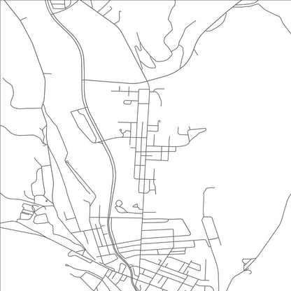 ROAD MAP OF NORTH HORNELL, NEW YORK BY MAPBAKES