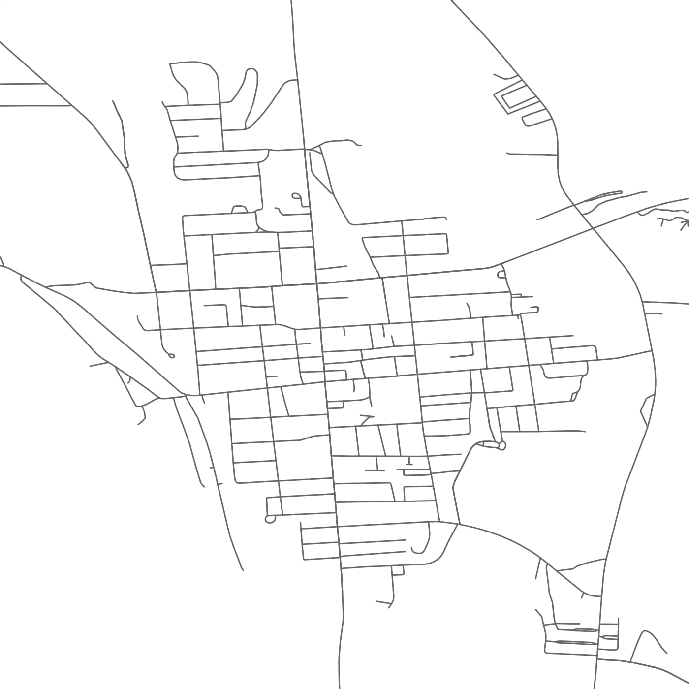 ROAD MAP OF NORWICH, NEW YORK BY MAPBAKES