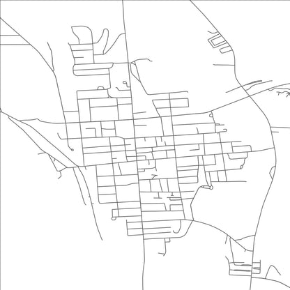 ROAD MAP OF NORWICH, NEW YORK BY MAPBAKES