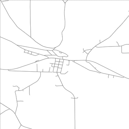 ROAD MAP OF ODESSA, NEW YORK BY MAPBAKES