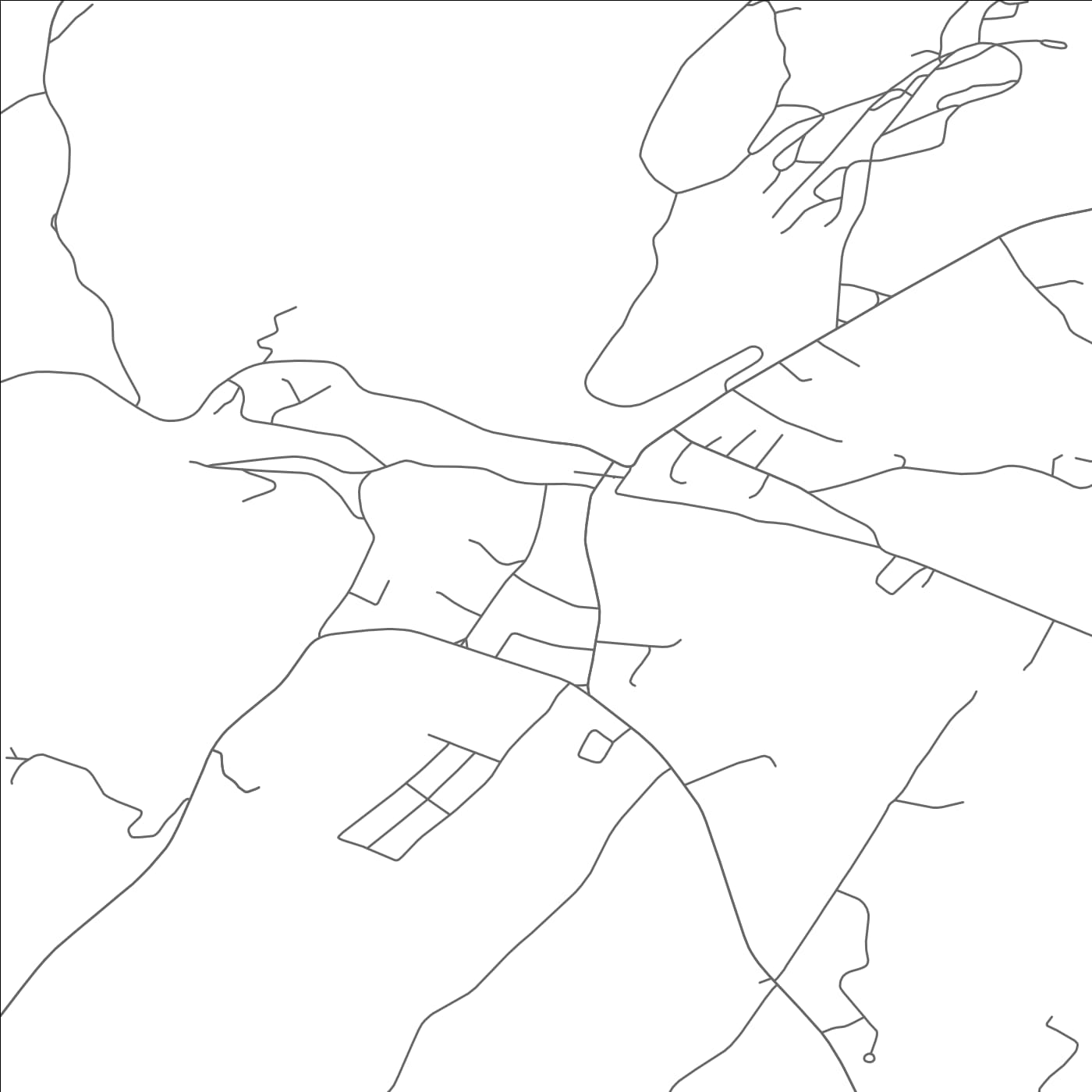 ROAD MAP OF OTISVILLE, NEW YORK BY MAPBAKES