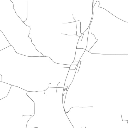 ROAD MAP OF PINE VALLEY, NEW YORK BY MAPBAKES