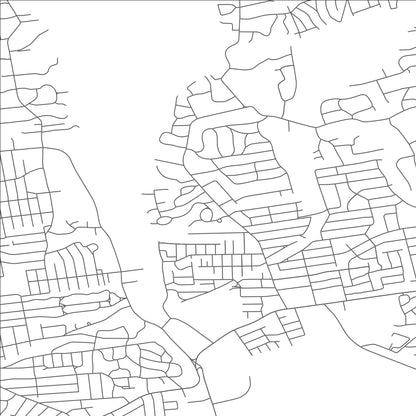 ROAD MAP OF PLANDOME HEIGHTS, NEW YORK BY MAPBAKES