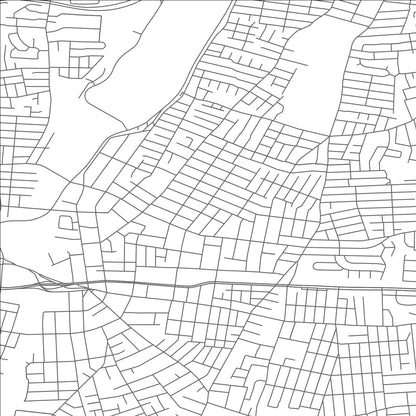 ROAD MAP OF ROCKVILLE CENTRE, NEW YORK BY MAPBAKES