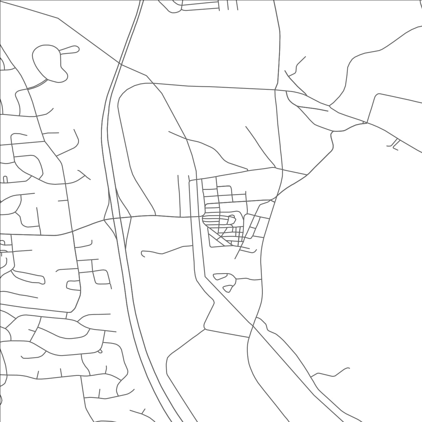 ROAD MAP OF ROUND LAKE, NEW YORK BY MAPBAKES