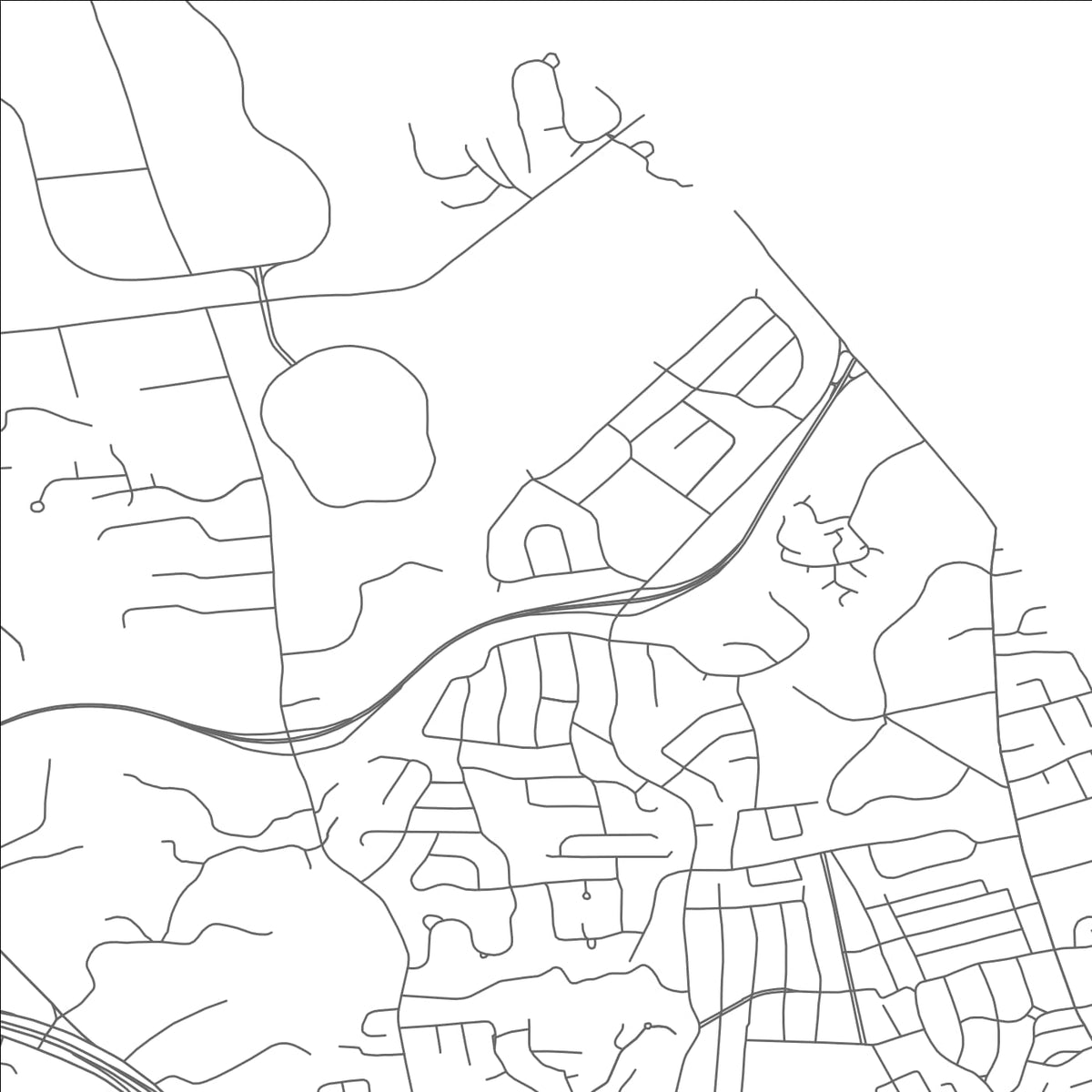 ROAD MAP OF RYE BROOK, NEW YORK BY MAPBAKES