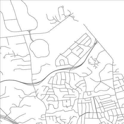 ROAD MAP OF RYE BROOK, NEW YORK BY MAPBAKES
