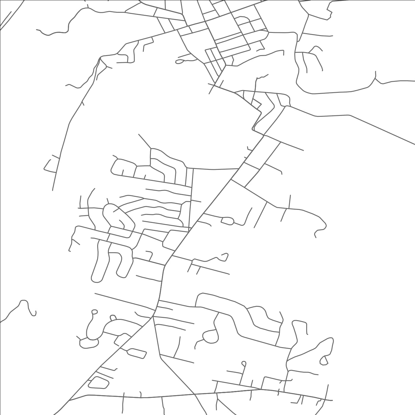 ROAD MAP OF SAUGERTIES SOUTH, NEW YORK BY MAPBAKES