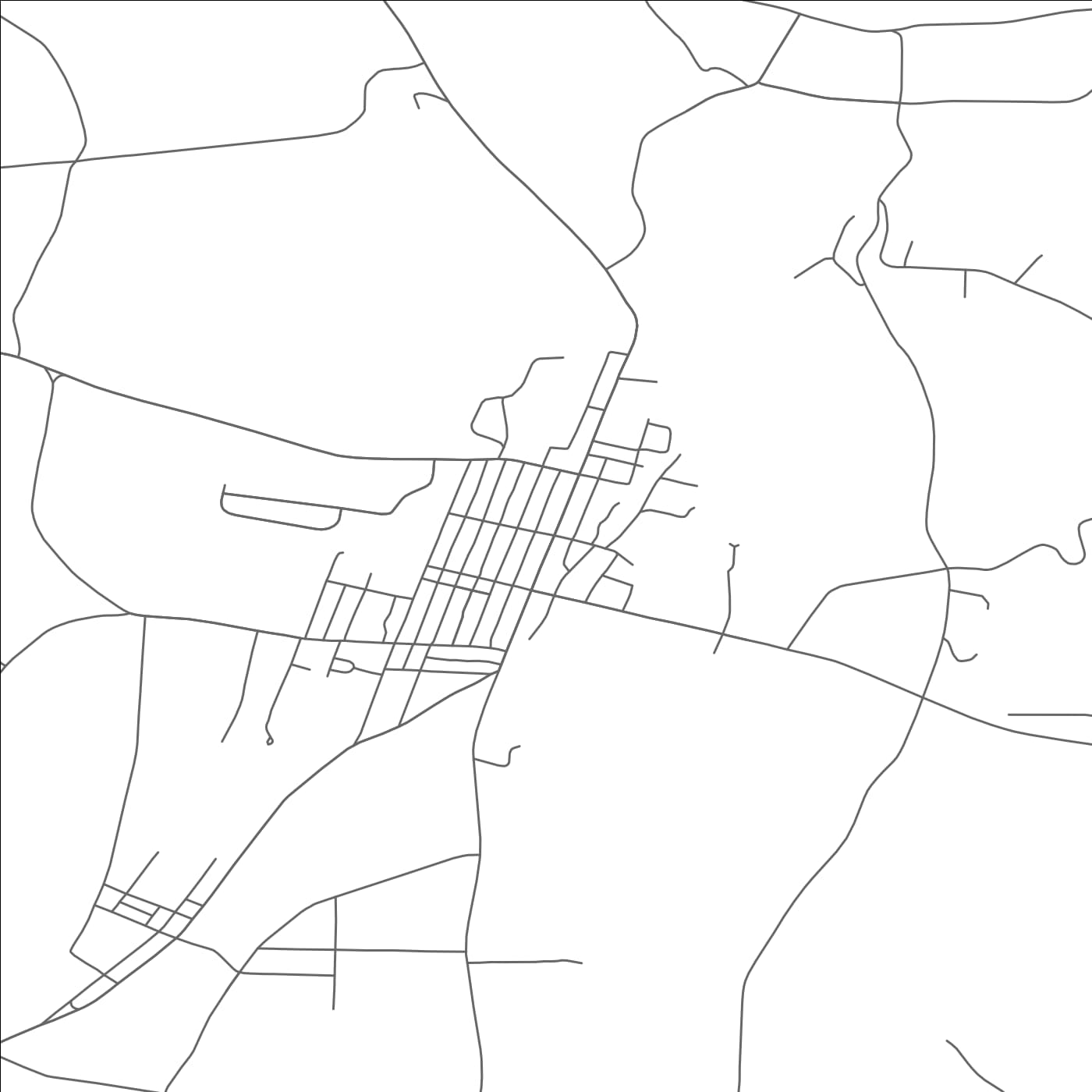 ROAD MAP OF SCHUYLERVILLE, NEW YORK BY MAPBAKES