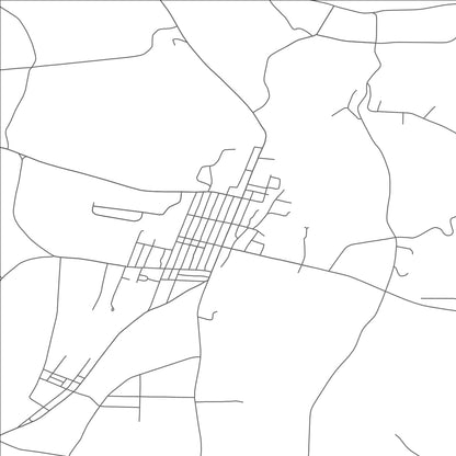 ROAD MAP OF SCHUYLERVILLE, NEW YORK BY MAPBAKES