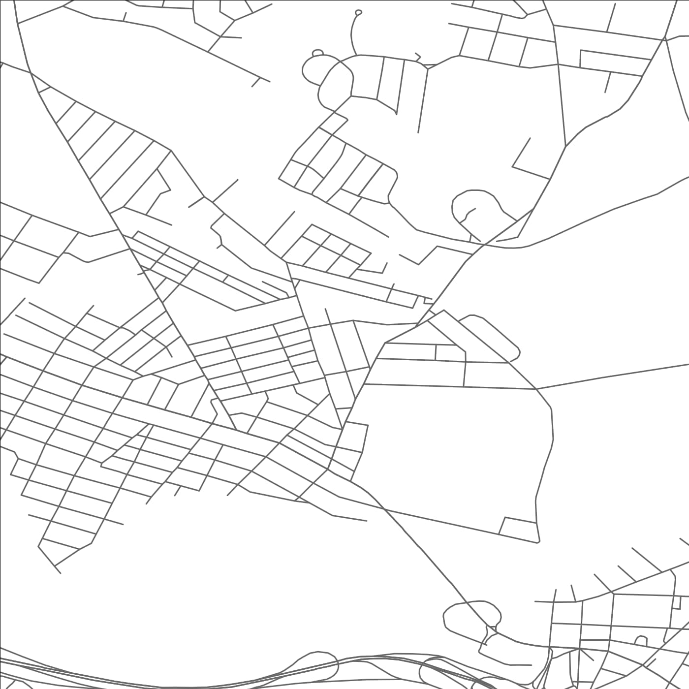 ROAD MAP OF SCOTIA, NEW YORK BY MAPBAKES