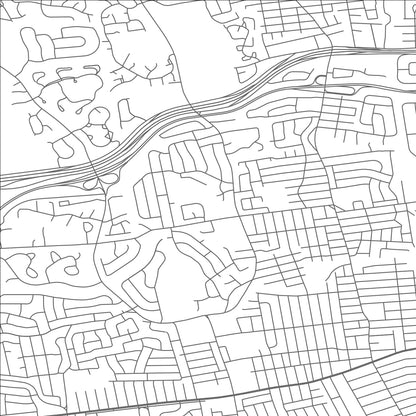 ROAD MAP OF SEARINGTOWN, NEW YORK BY MAPBAKES