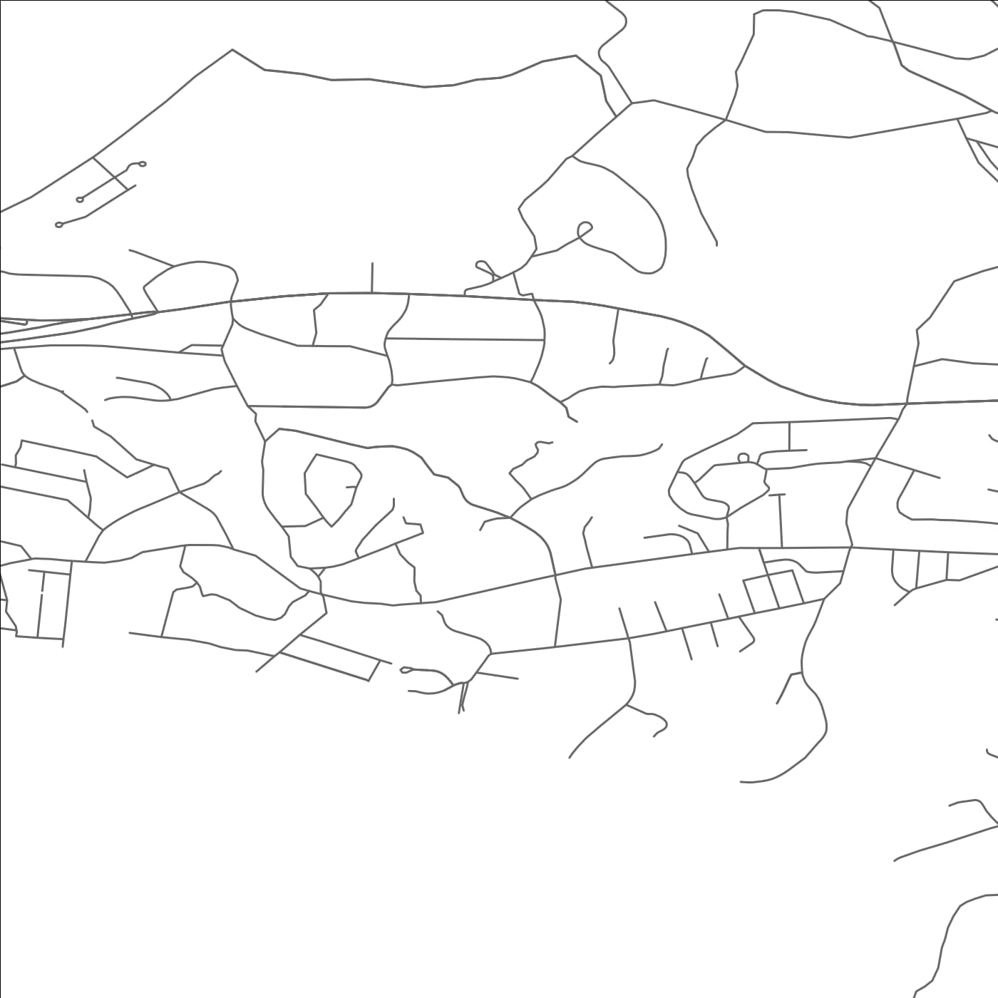 ROAD MAP OF SHINNECOCK HILLS, NEW YORK BY MAPBAKES