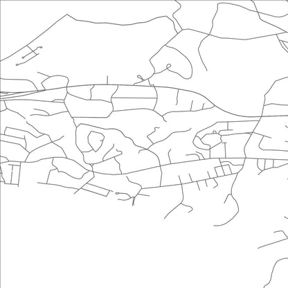 ROAD MAP OF SHINNECOCK HILLS, NEW YORK BY MAPBAKES