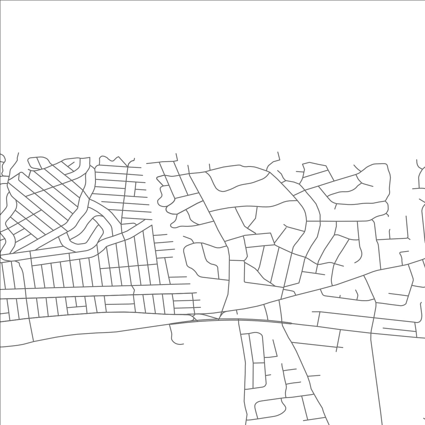 ROAD MAP OF SHOREHAM, NEW YORK BY MAPBAKES