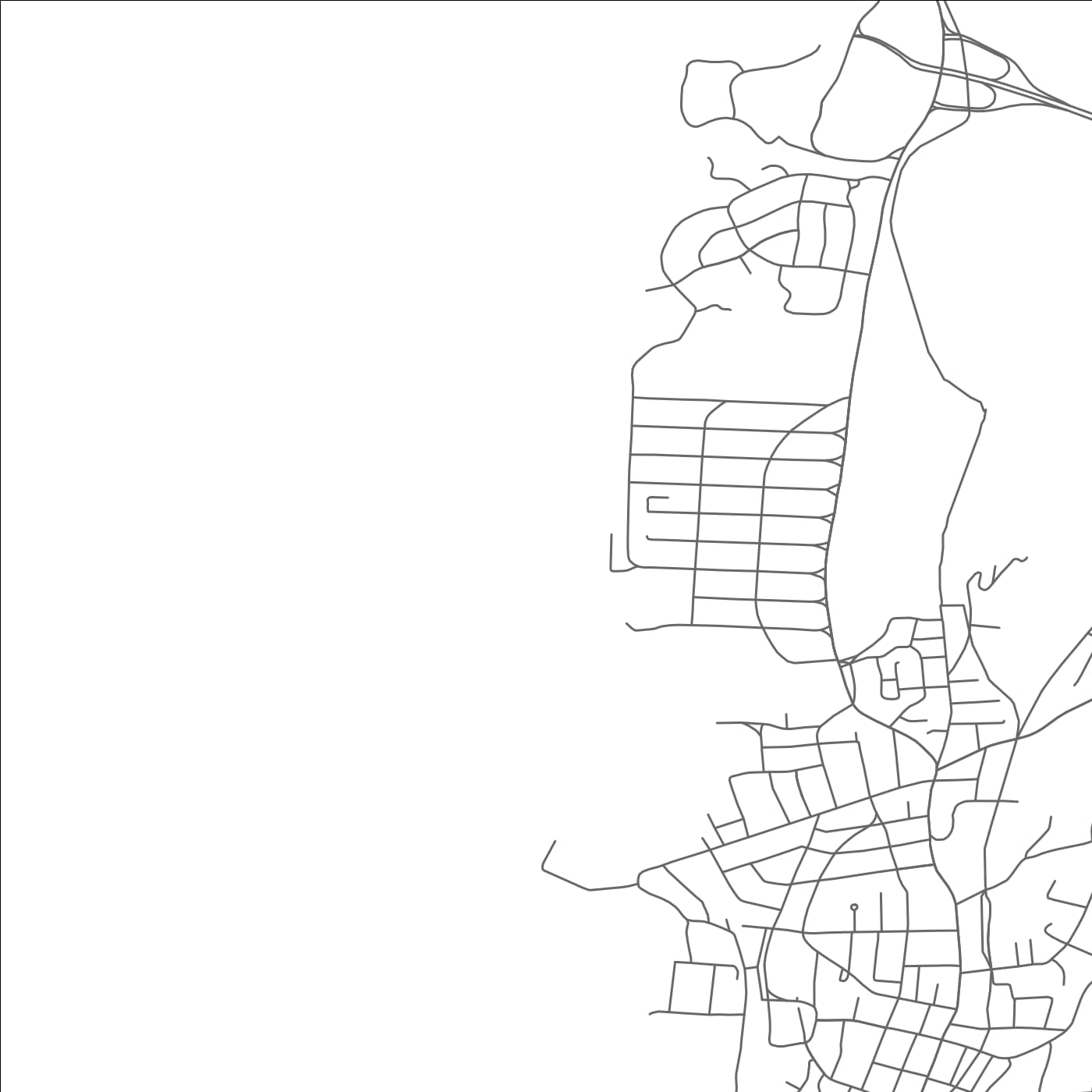 ROAD MAP OF SLEEPY HOLLOW, NEW YORK BY MAPBAKES