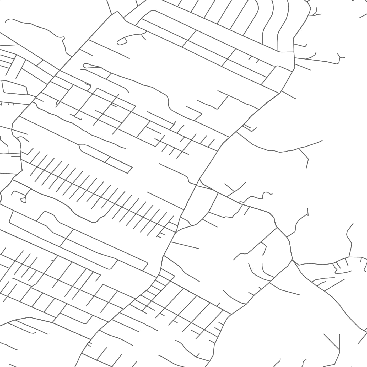 ROAD MAP OF SPRINGS, NEW YORK BY MAPBAKES