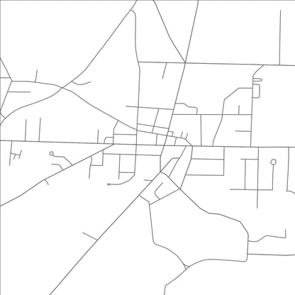 ROAD MAP OF SPRINGVILLE, NEW YORK BY MAPBAKES