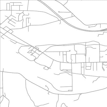 ROAD MAP OF ST. BONAVENTURE, NEW YORK BY MAPBAKES