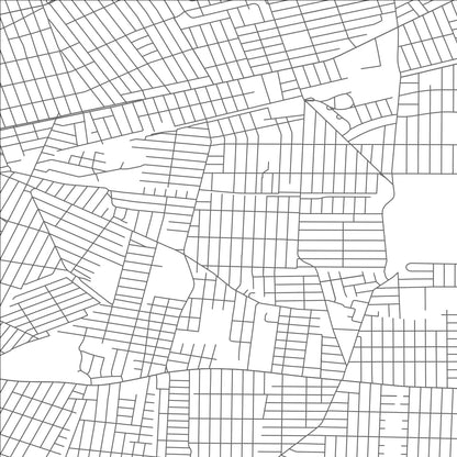 ROAD MAP OF STEWART MANOR, NEW YORK BY MAPBAKES