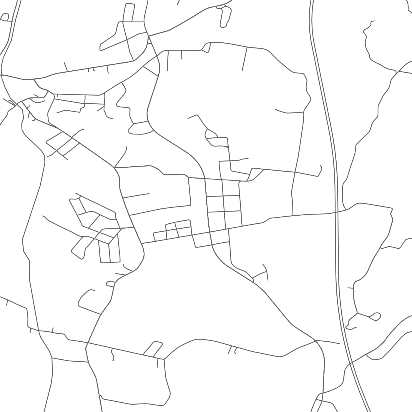 ROAD MAP OF TILLSON, NEW YORK BY MAPBAKES