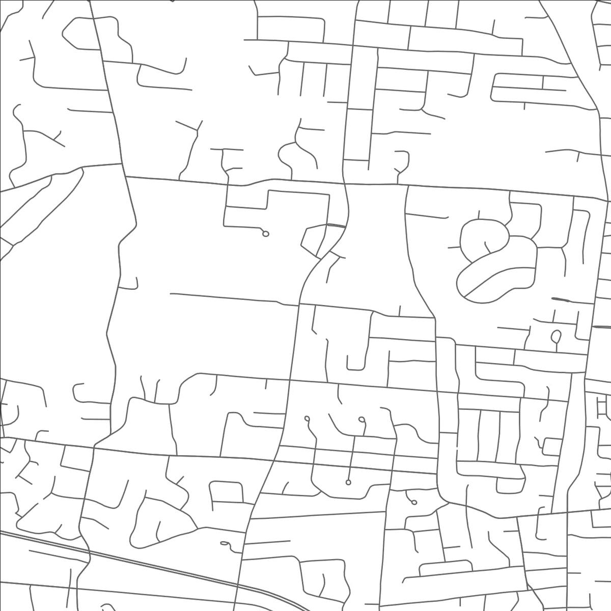 ROAD MAP OF VIOLA, NEW YORK BY MAPBAKES