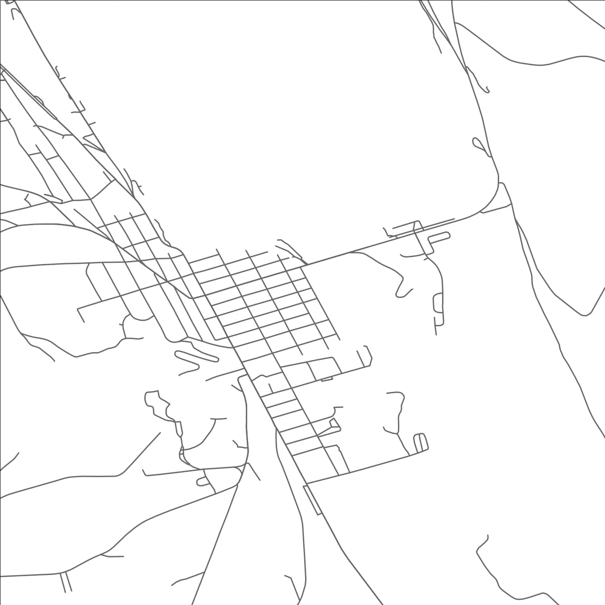 ROAD MAP OF WATKINS GLEN, NEW YORK BY MAPBAKES