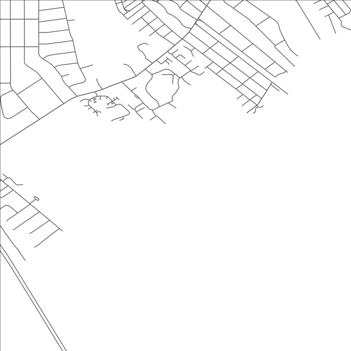 ROAD MAP OF WEST BAY SHORE, NEW YORK BY MAPBAKES