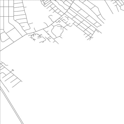 ROAD MAP OF WEST BAY SHORE, NEW YORK BY MAPBAKES
