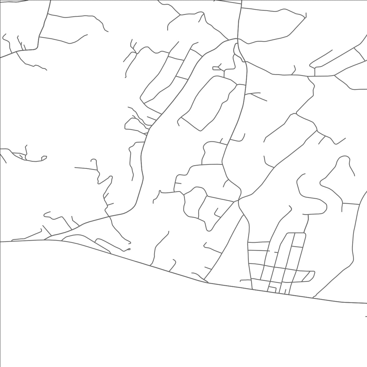 ROAD MAP OF WEST HURLEY, NEW YORK BY MAPBAKES
