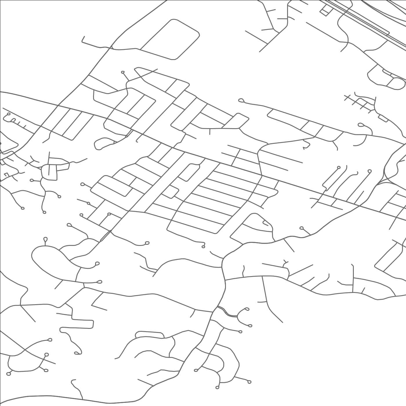 ROAD MAP OF WESTMERE, NEW YORK BY MAPBAKES