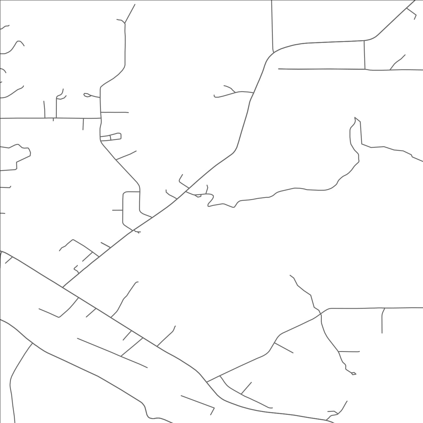 ROAD MAP OF WESTON MILLS, NEW YORK BY MAPBAKES