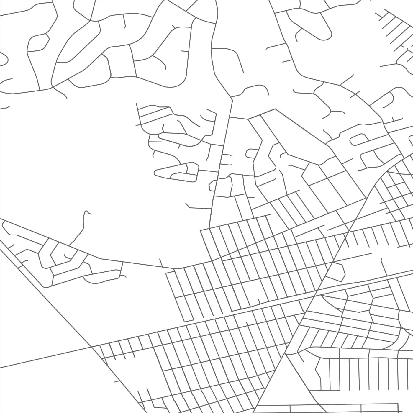 ROAD MAP OF WHEATLEY HEIGHTS, NEW YORK BY MAPBAKES