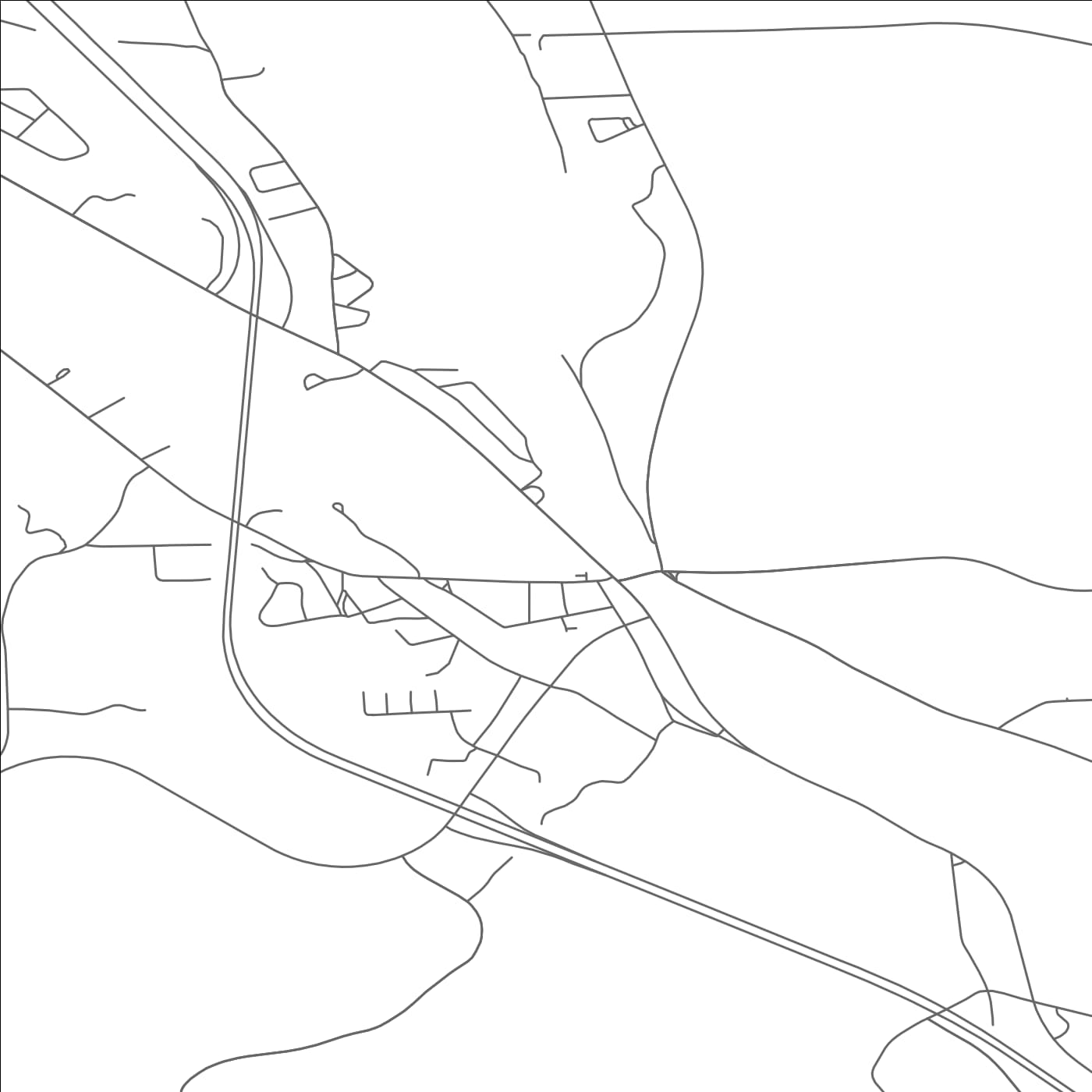 ROAD MAP OF WHITNEY POINT, NEW YORK BY MAPBAKES