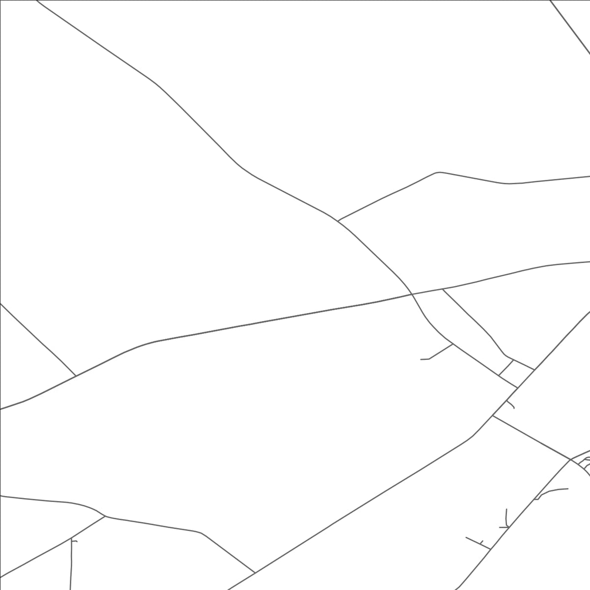 ROAD MAP OF WINTHROP, NEW YORK BY MAPBAKES