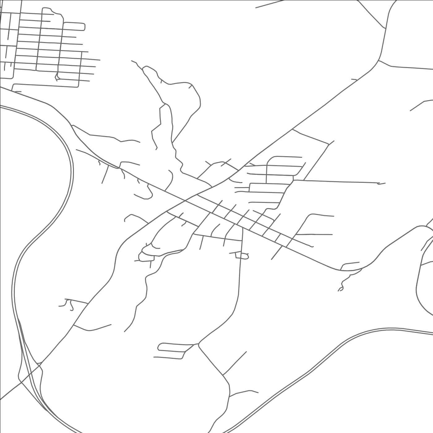 ROAD MAP OF WURTSBORO, NEW YORK BY MAPBAKES