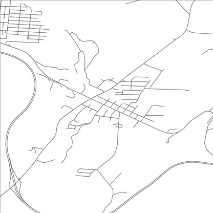 ROAD MAP OF WURTSBORO, NEW YORK BY MAPBAKES