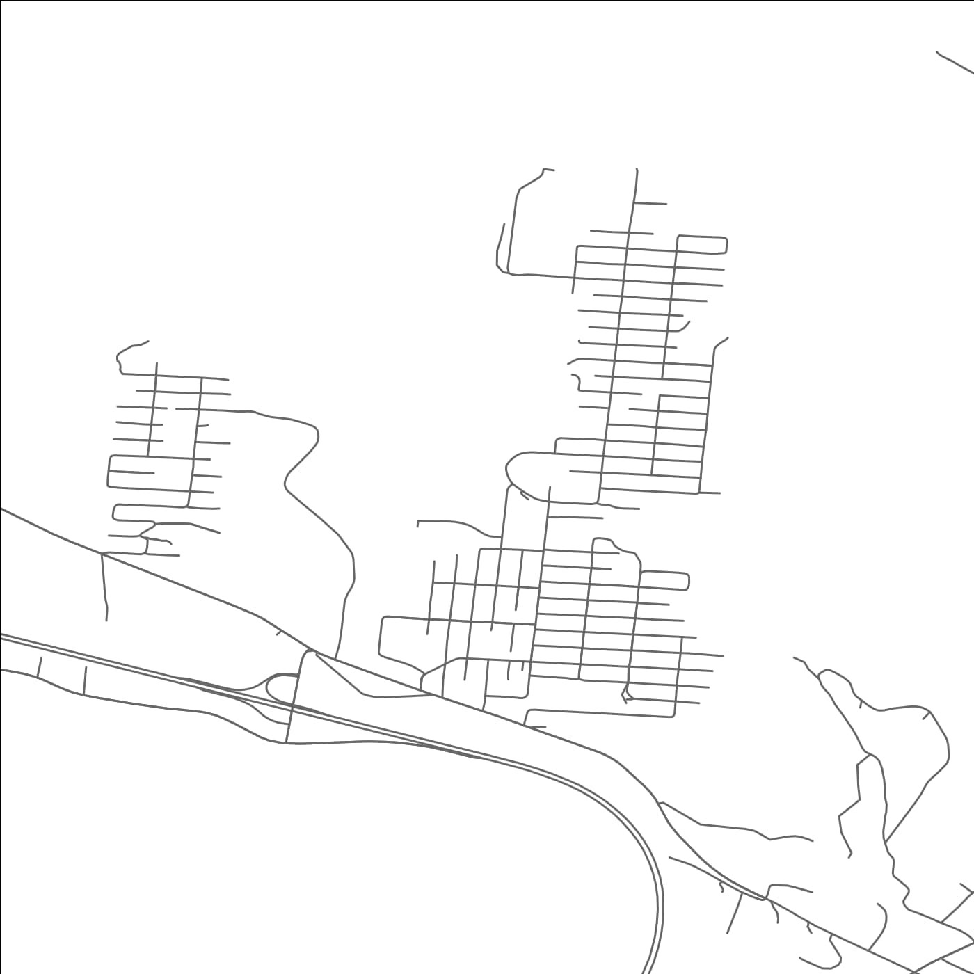 ROAD MAP OF WURTSBORO HILLS, NEW YORK BY MAPBAKES