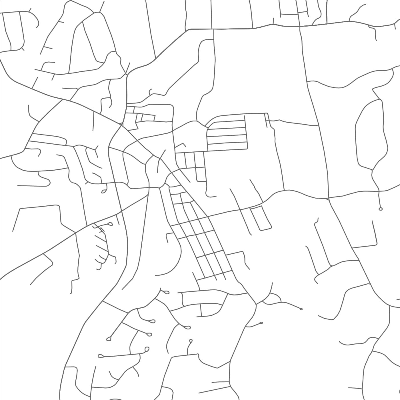 ROAD MAP OF YORKTOWN HEIGHTS, NEW YORK BY MAPBAKES