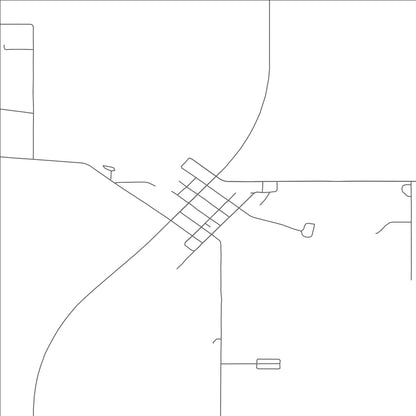 ROAD MAP OF ADDINGTON, OKLAHOMA BY MAPBAKES