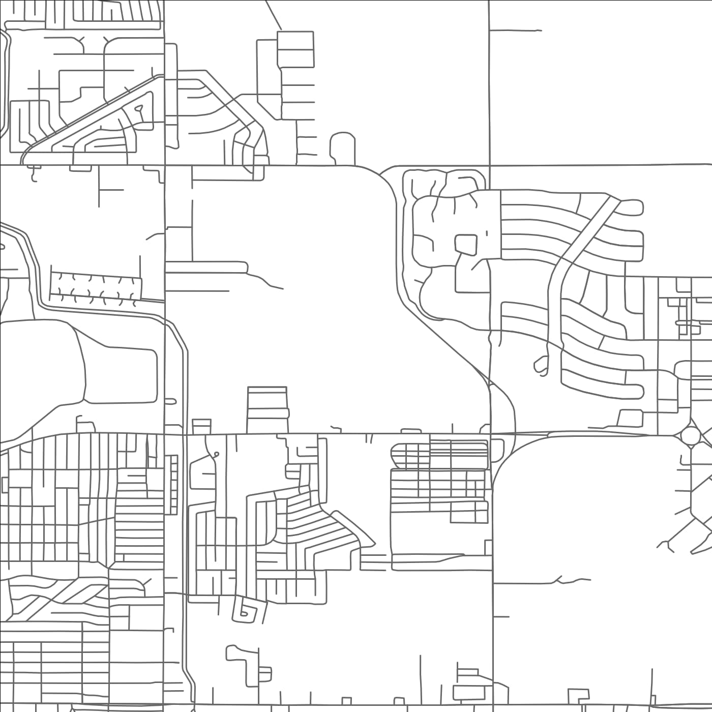 ROAD MAP OF ALTUS, OKLAHOMA BY MAPBAKES