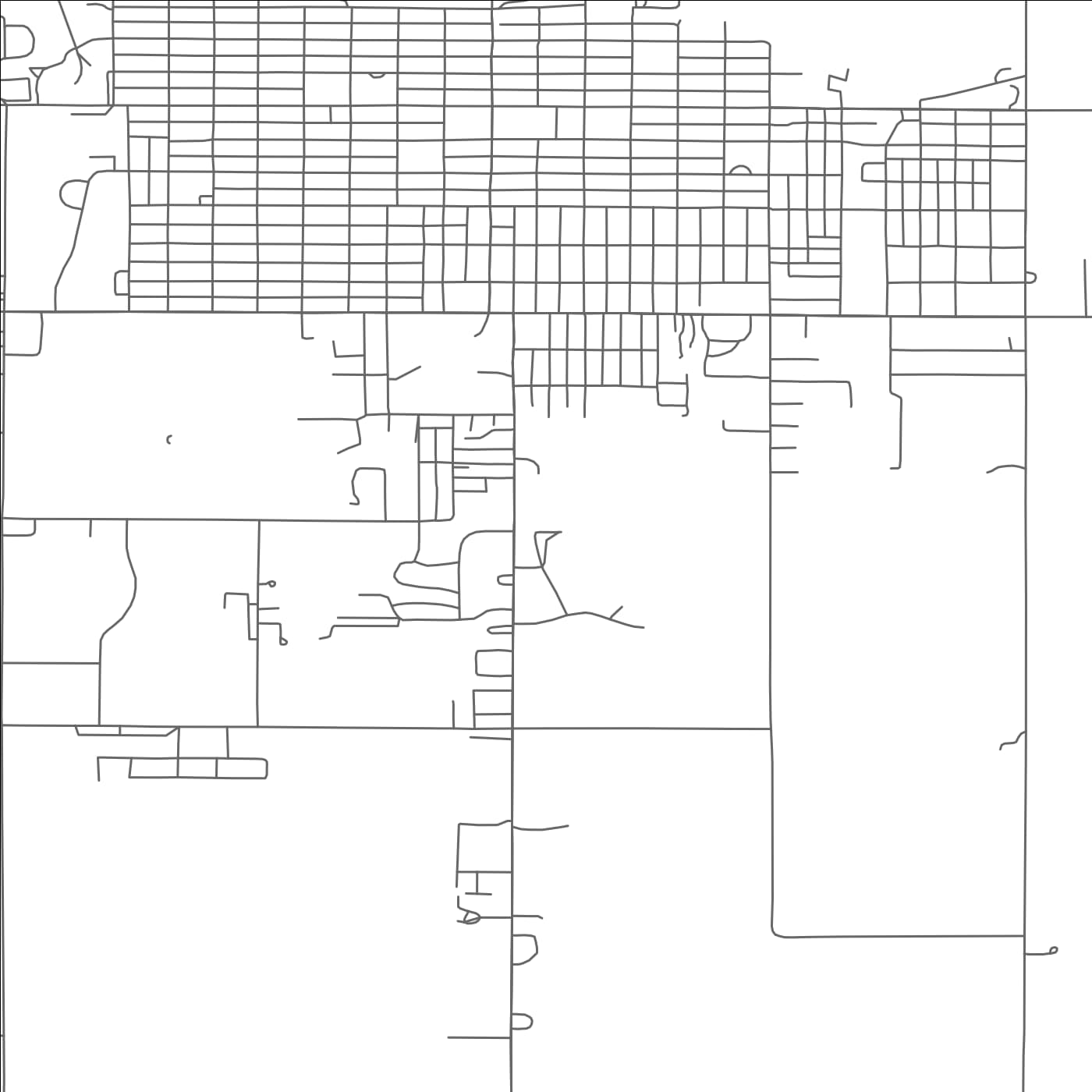 ROAD MAP OF ALVA, OKLAHOMA BY MAPBAKES