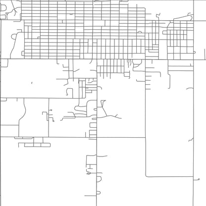 ROAD MAP OF ALVA, OKLAHOMA BY MAPBAKES