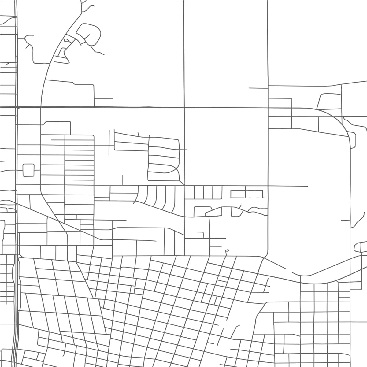 ROAD MAP OF ARDMORE, OKLAHOMA BY MAPBAKES