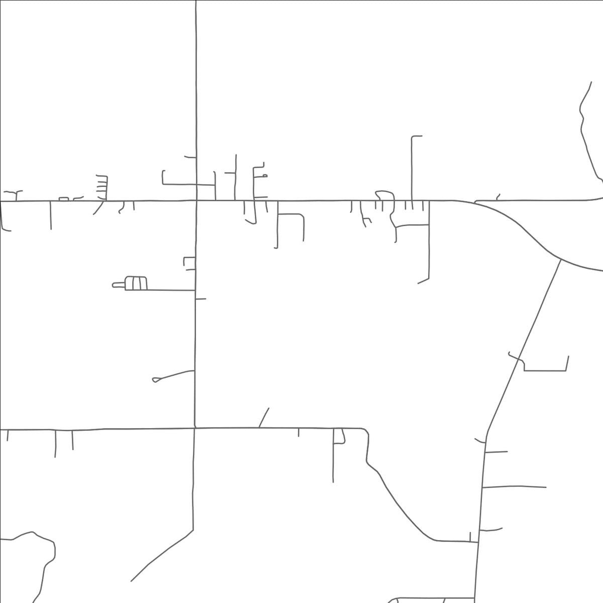 ROAD MAP OF ARPELAR, OKLAHOMA BY MAPBAKES