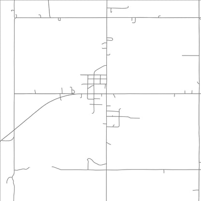 ROAD MAP OF ATWOOD, OKLAHOMA BY MAPBAKES