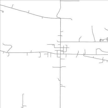 ROAD MAP OF BACHE, OKLAHOMA BY MAPBAKES